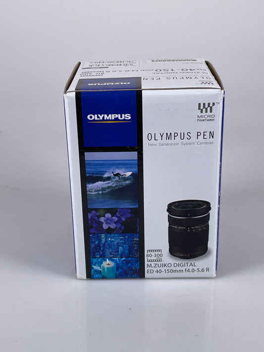Olympus Digital 40-150mm f4-5.6 M.Zuiko R ED MSC Lens MFT Black