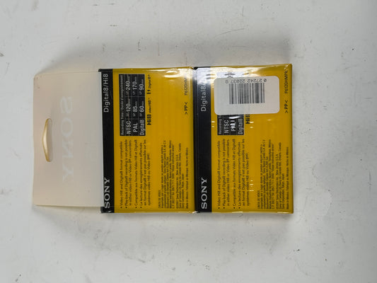 Sony 120 mins Hi8 HMP Camcorder Video Tapes Lot of 2