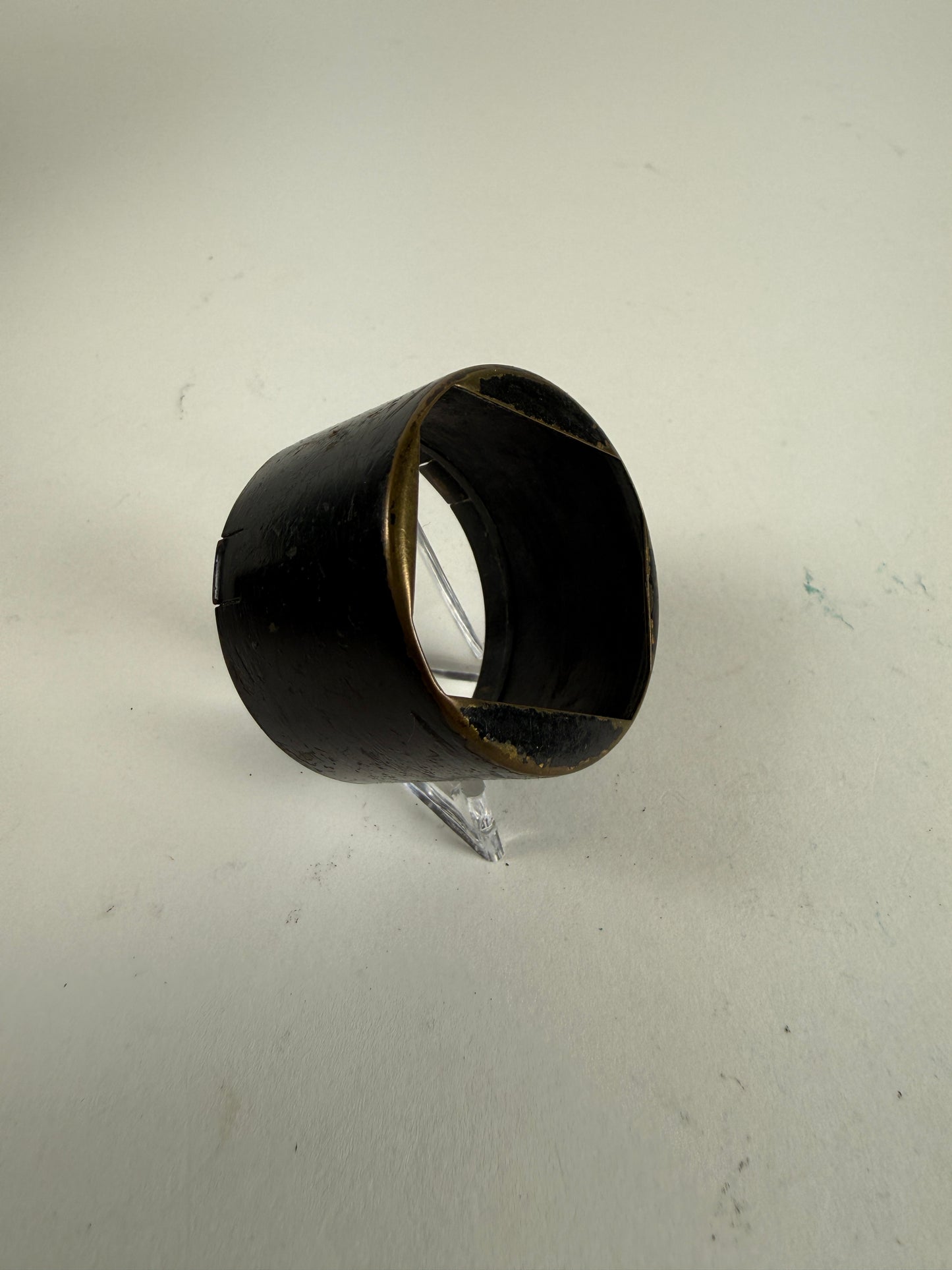 Leica 1st Leitz Lens Hood FISON Black Paint Brass Anastigmat Elmax Camera