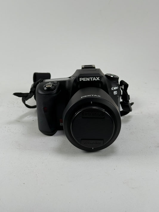 Pentax K100D Digital SLR Camera kit w/ 18-55, 50-200mm lens