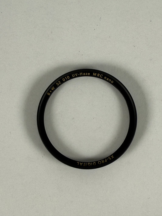 B+W 52mm 010 UV Clear 1x MRC nano Lens Filter XS-PRO