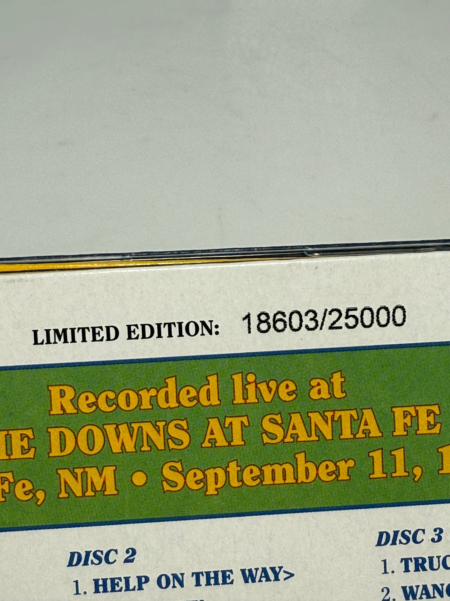 Grateful Dead Dave's Picks Vol 52 Santa Fe Downs 9/11/1983 Excellent condition