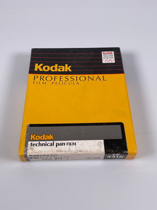 Kodak Technical Pan TP 4415 professional film B&W 4x5 25 sheets