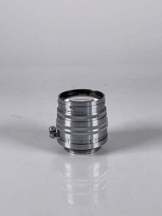 Leica leitz Xenon 5cm 50mm F1.5 1.5 LENS screw ltm m39 2 rings