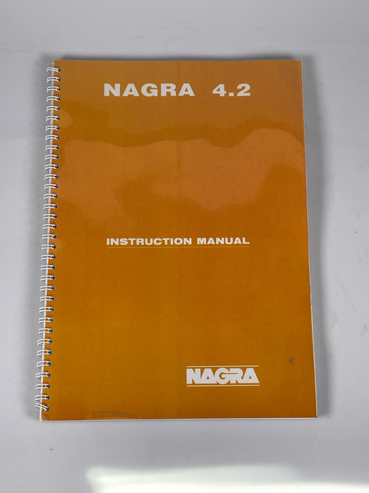 Kudelski Nagra 4.2 Reel to reel field tape recorder instruction manual