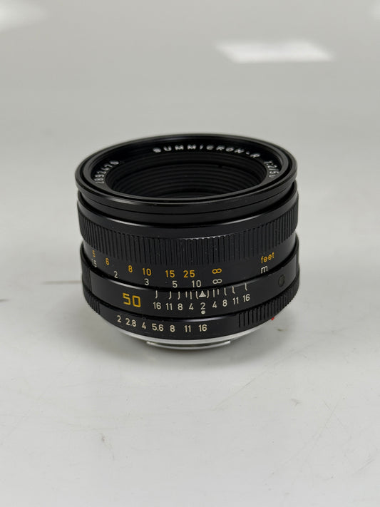 LEICA Summicron-R 50mm f2 MF 3 Cam Lens