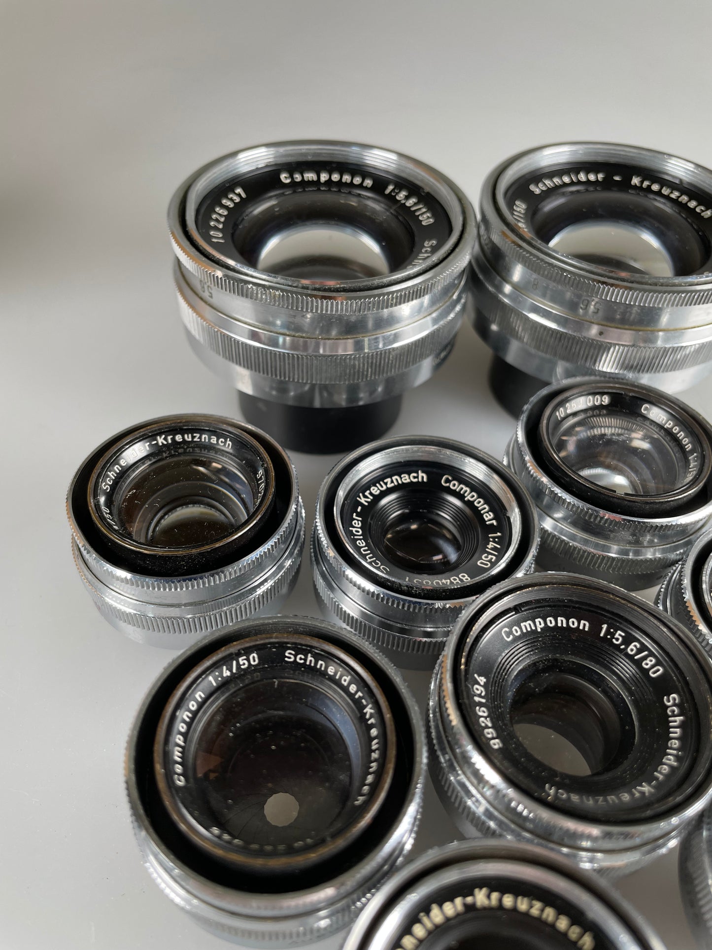 Schneider Optik Kreuznach Componon 50mm 80mm 150mm Lens Lot enlarging