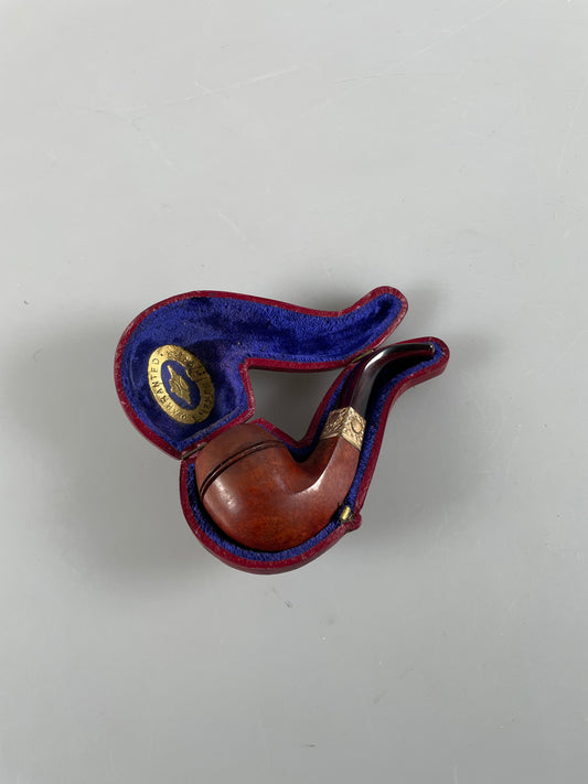 KBB Blue Line Bakelite Pipe, Unsmoked French briar