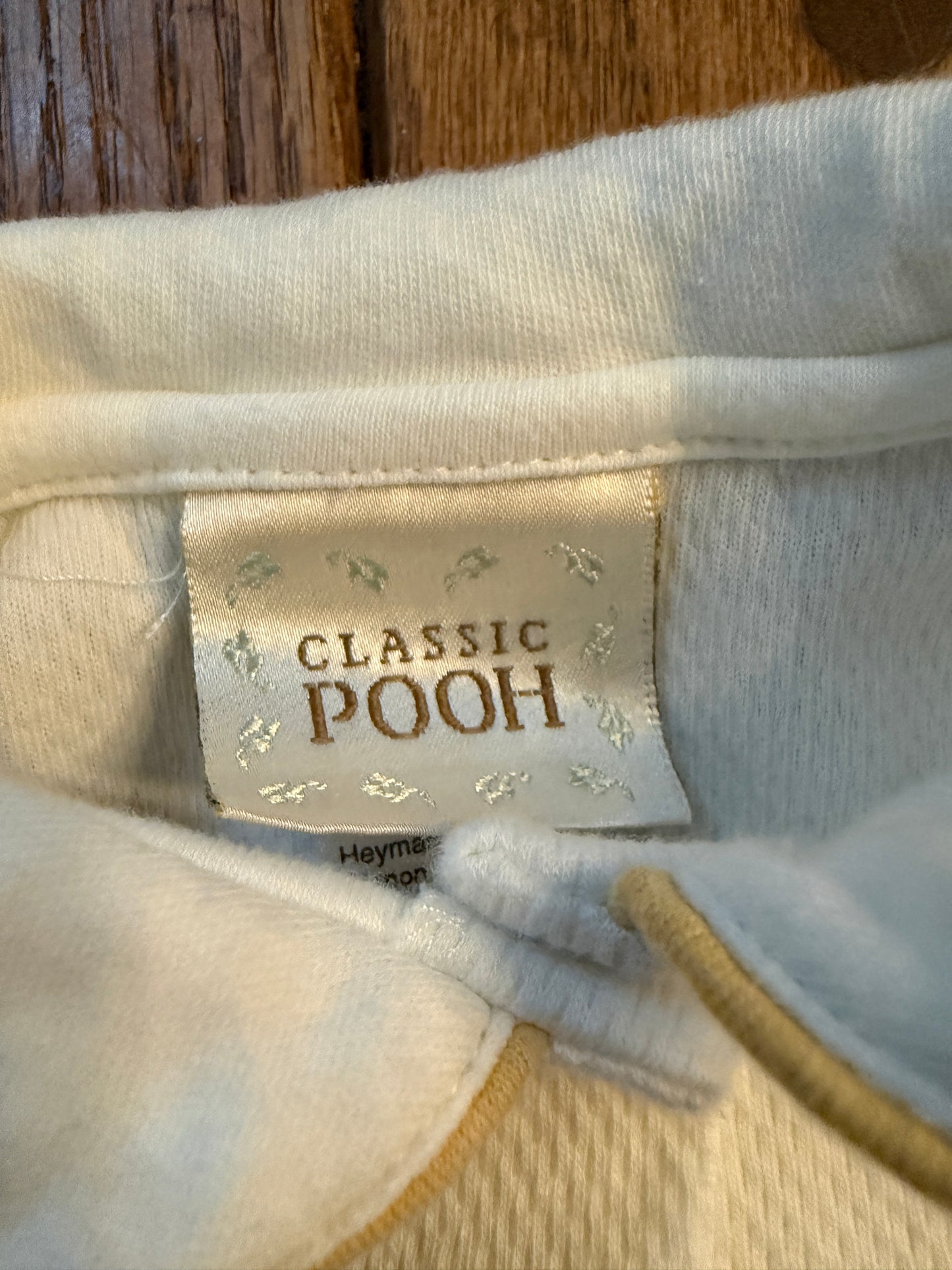Vintage Classic Pooh Winnie The Pooh One Piece 6 months (12-17 lbs) RARE Disney