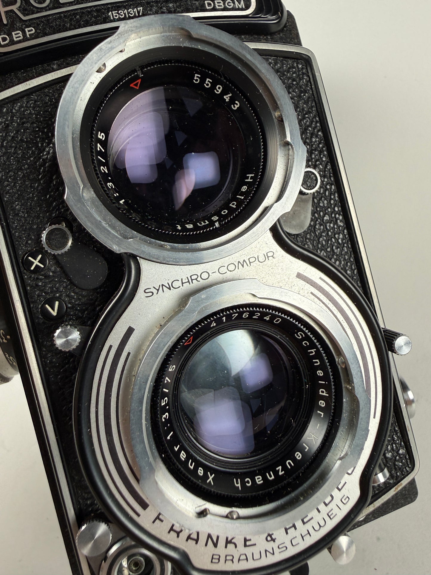 Rolleicord V TLR Camera Xenar 75mm f3.5 Lens Medium Format Camera