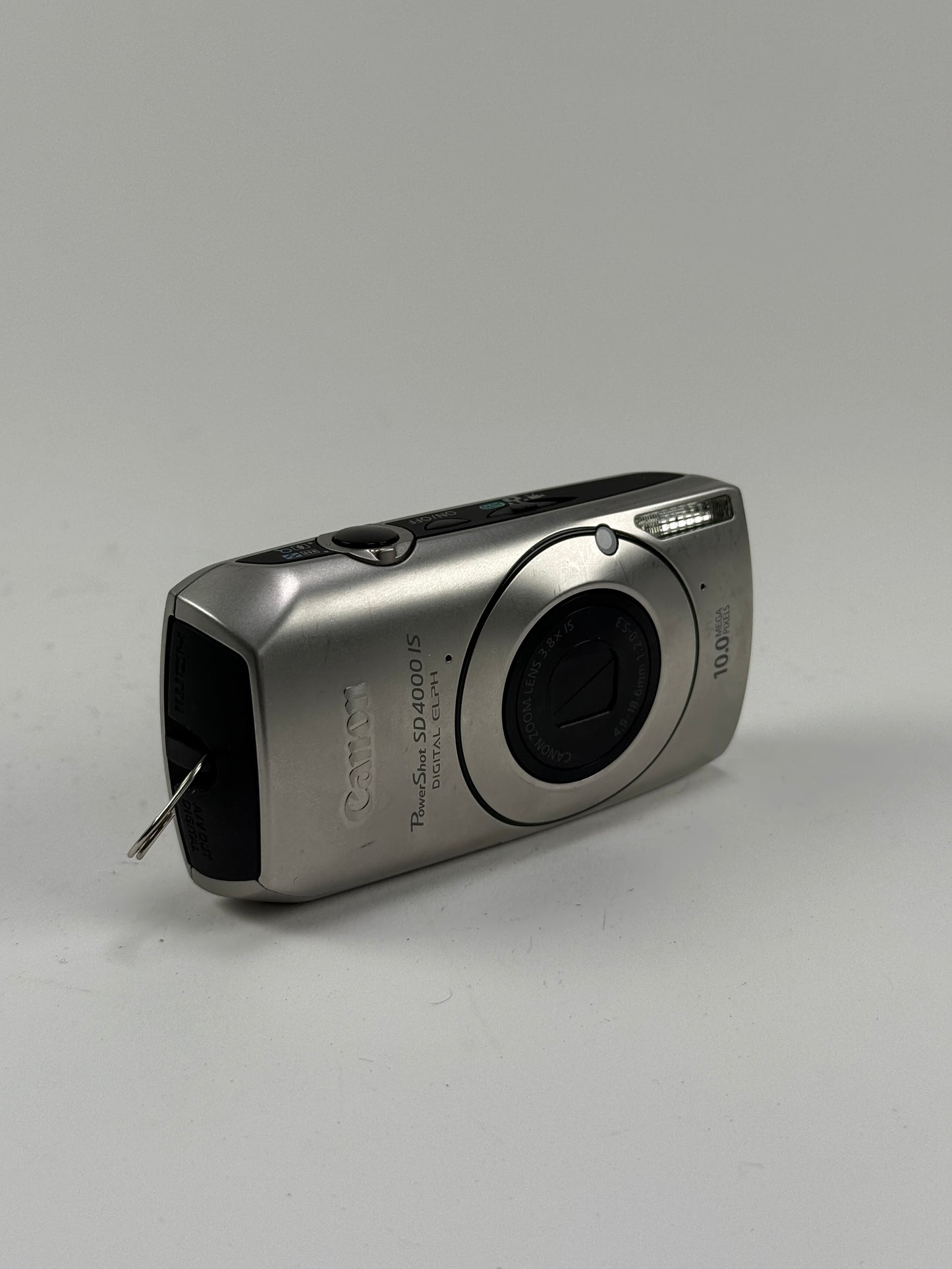 Canon PowerShot SD4000 IS 10.0 MP Compact Digital Camera Silver
