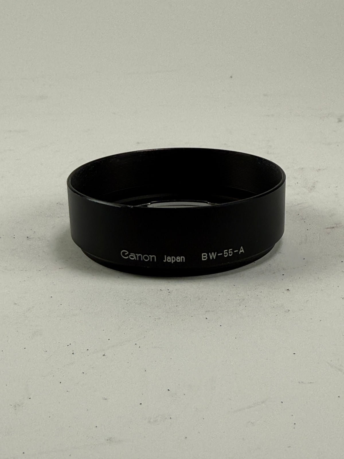 Canon BW 55 A Original metal hood shade objective lens FD