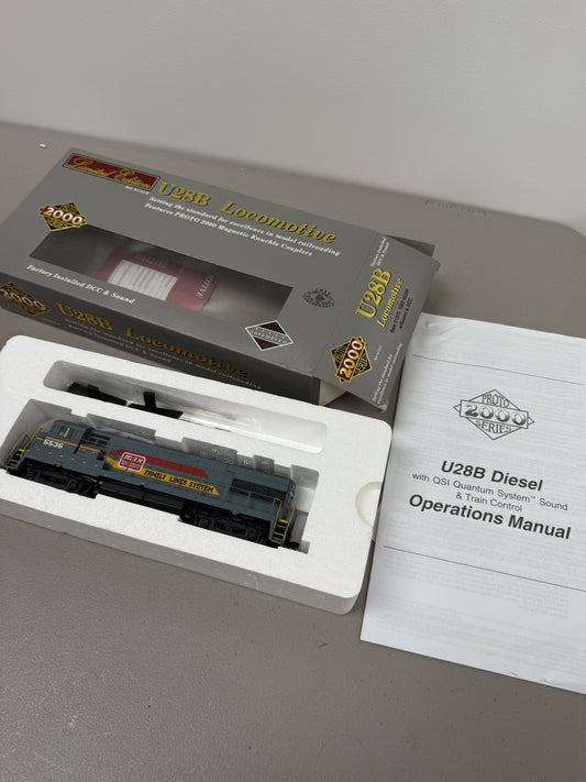 Proto 31375 U30B 2000 series locomotive HO family lines system 5536 sound & DCC