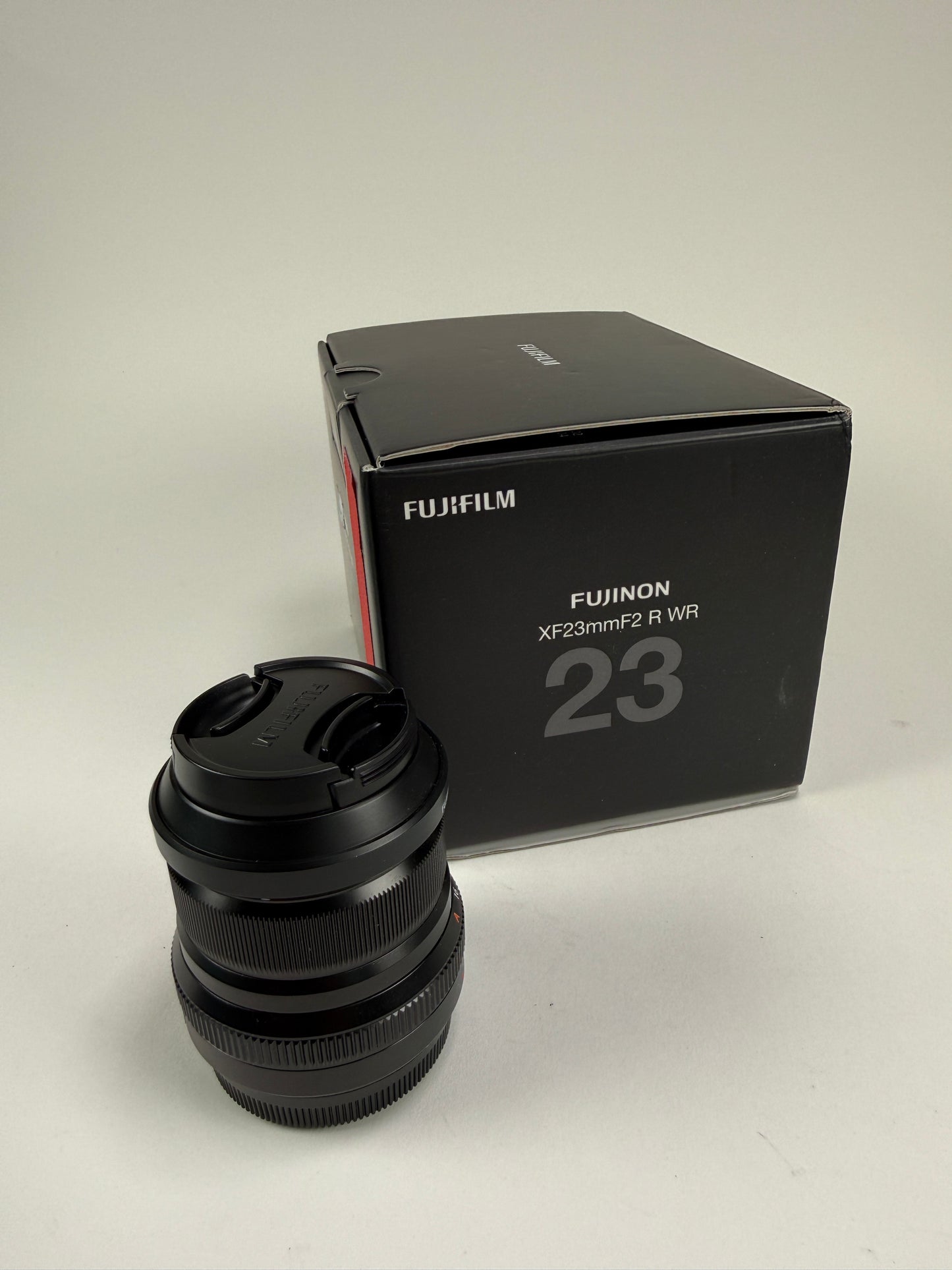 Fuji fujifilm XF Fujinon 23mm f2 R WR Super EBC Lens Black