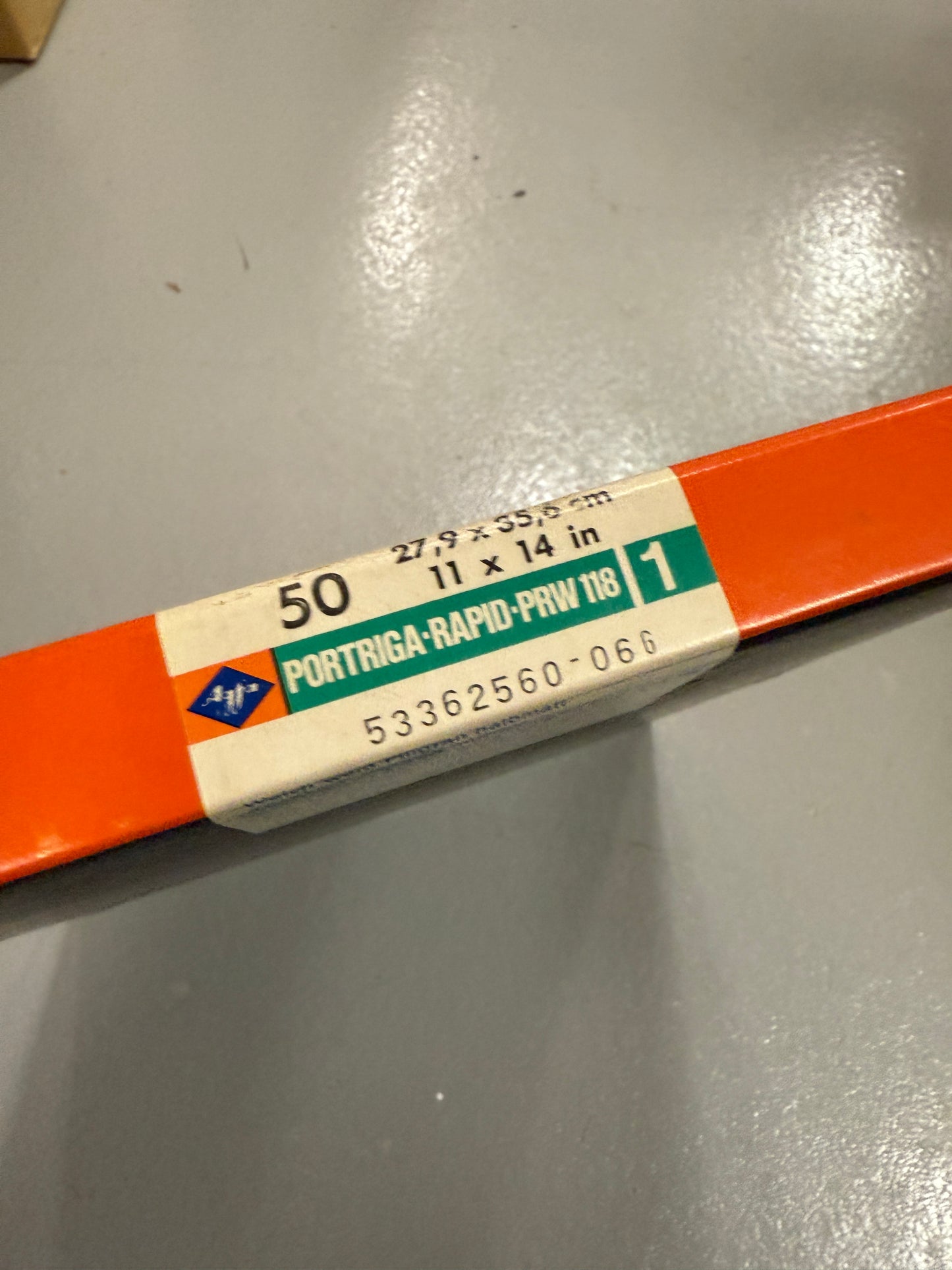 Agfa Portriga Rapid Photo Paper 50 Sheets 11x14 inch PRW 118 1