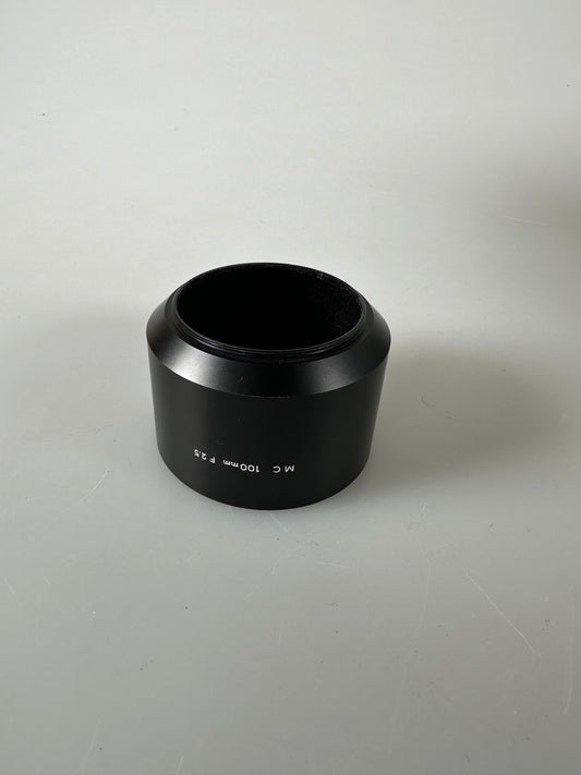 Minolta Metal Lens Hood for MC 100mm f2.5