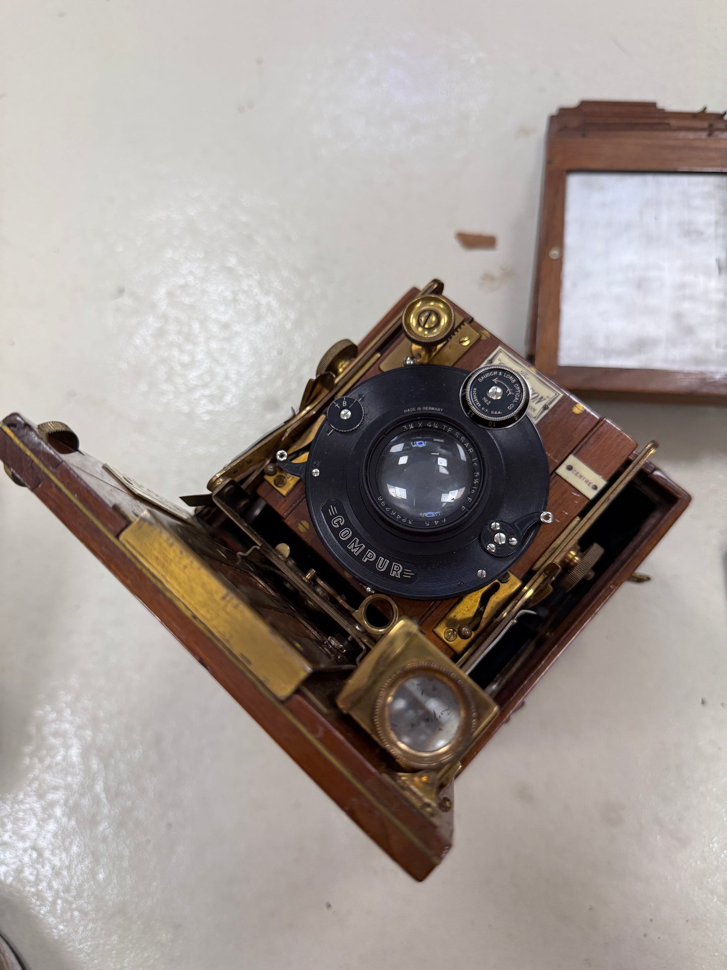 The Sanderson Large Format Camera w/ Tessar IC 5 1/2 inch f4.5 tropical model