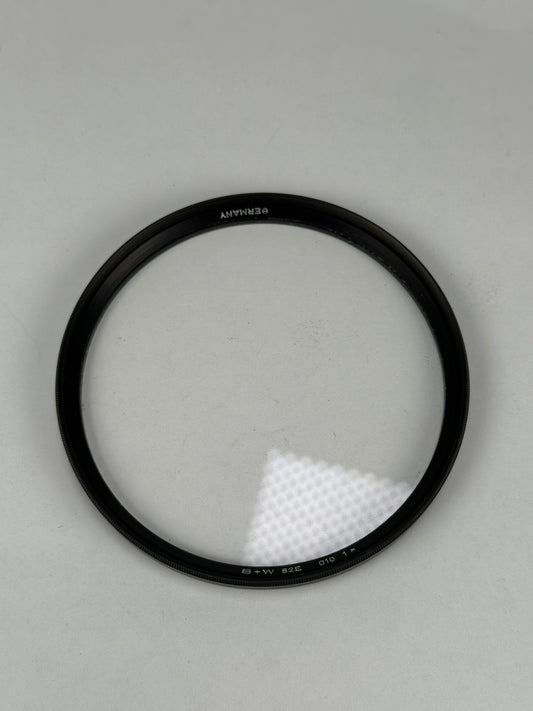 B+W 82mm 82E 010 UV Haze 1x Clear UV Lens Filter