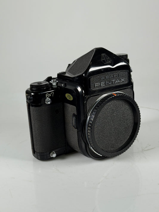 Pentax 67 6x7 Mirror Up MLU Body with metered prism