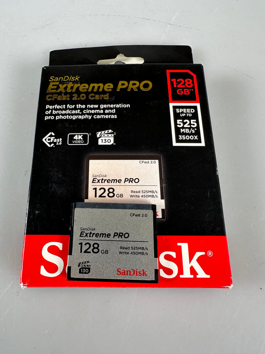 SanDisk Extreme PRO CFast 2.0 Memory Card 128GB