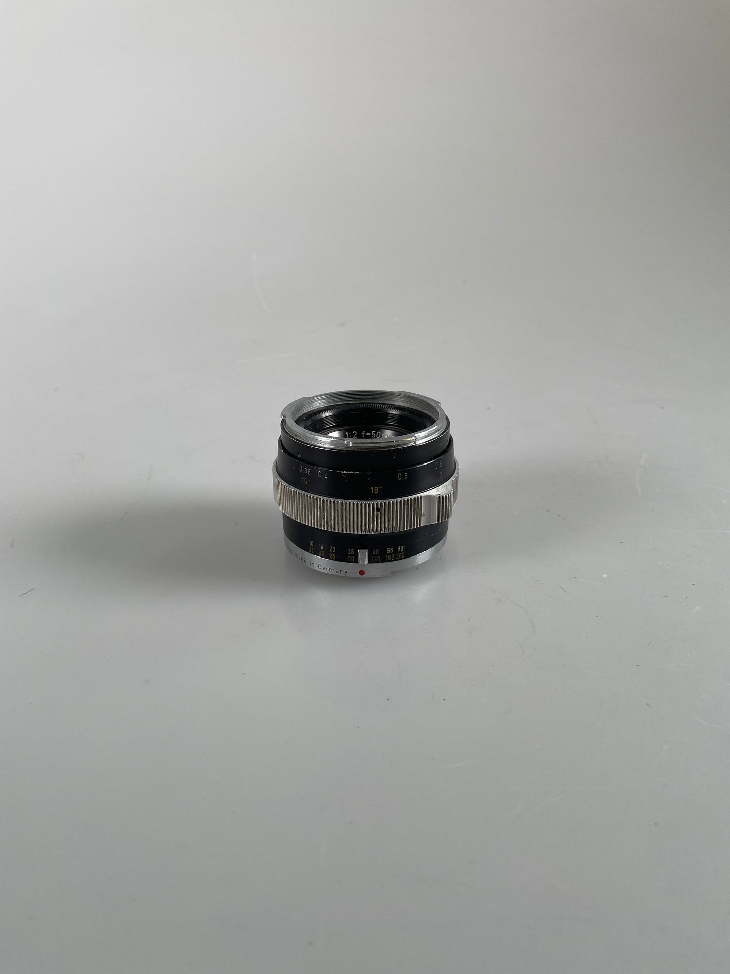 Carl Zeiss Planar 50mm f2 Contarex Mount black blitz