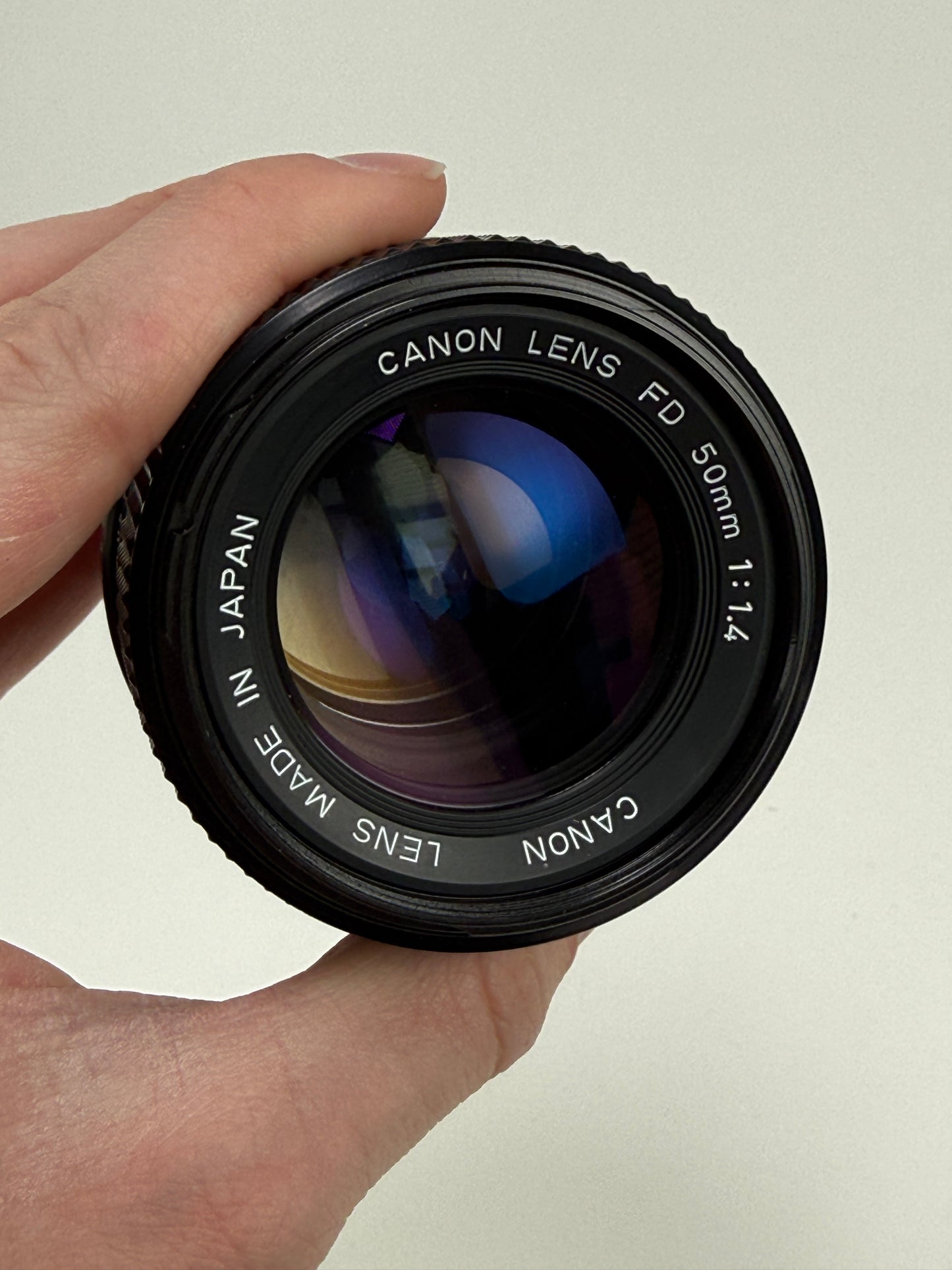 Canon FD New 50mm f1.4 MF prime Lens