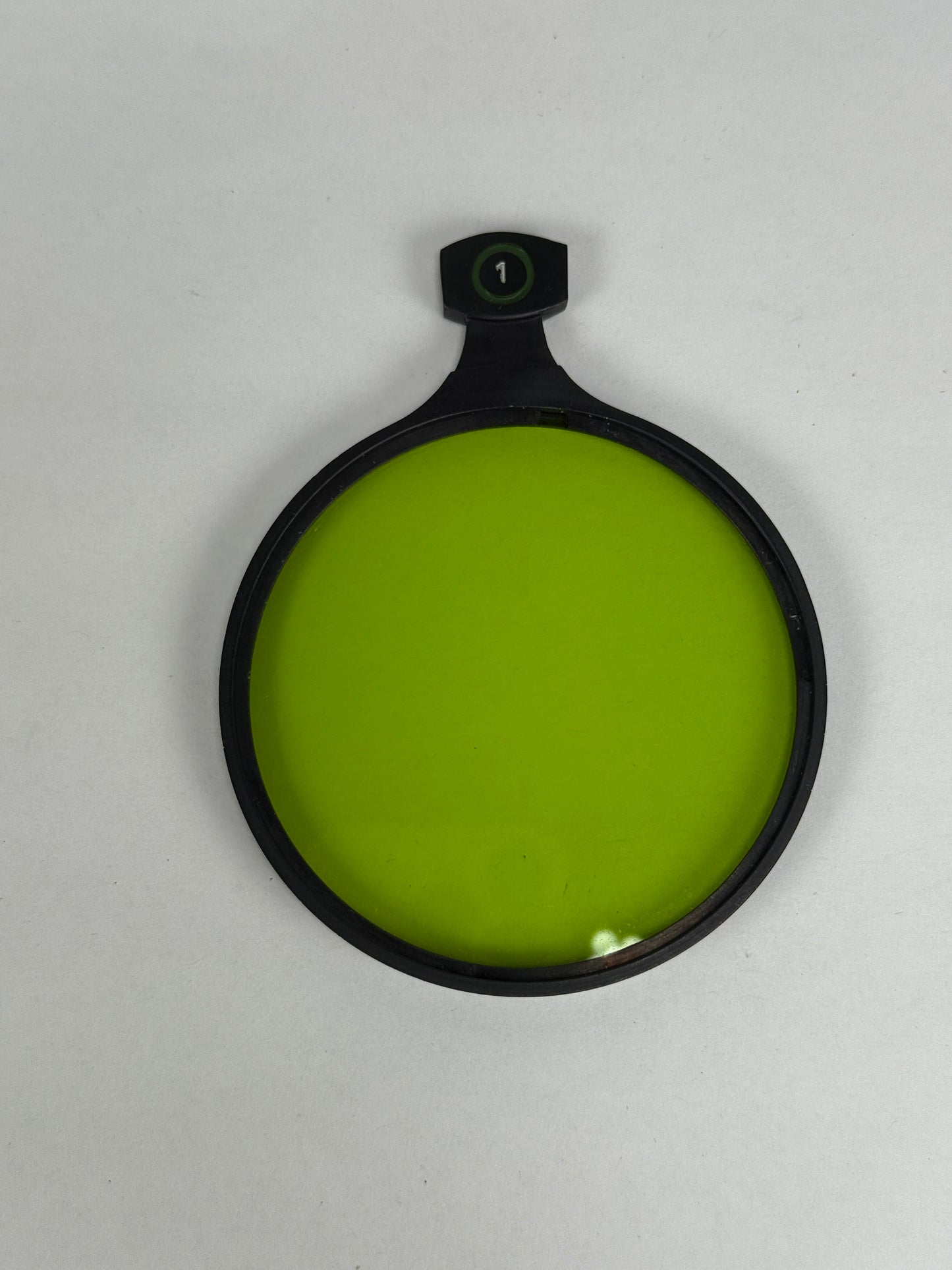 Linhof 70mm Drop in filter for universal shade Green 1