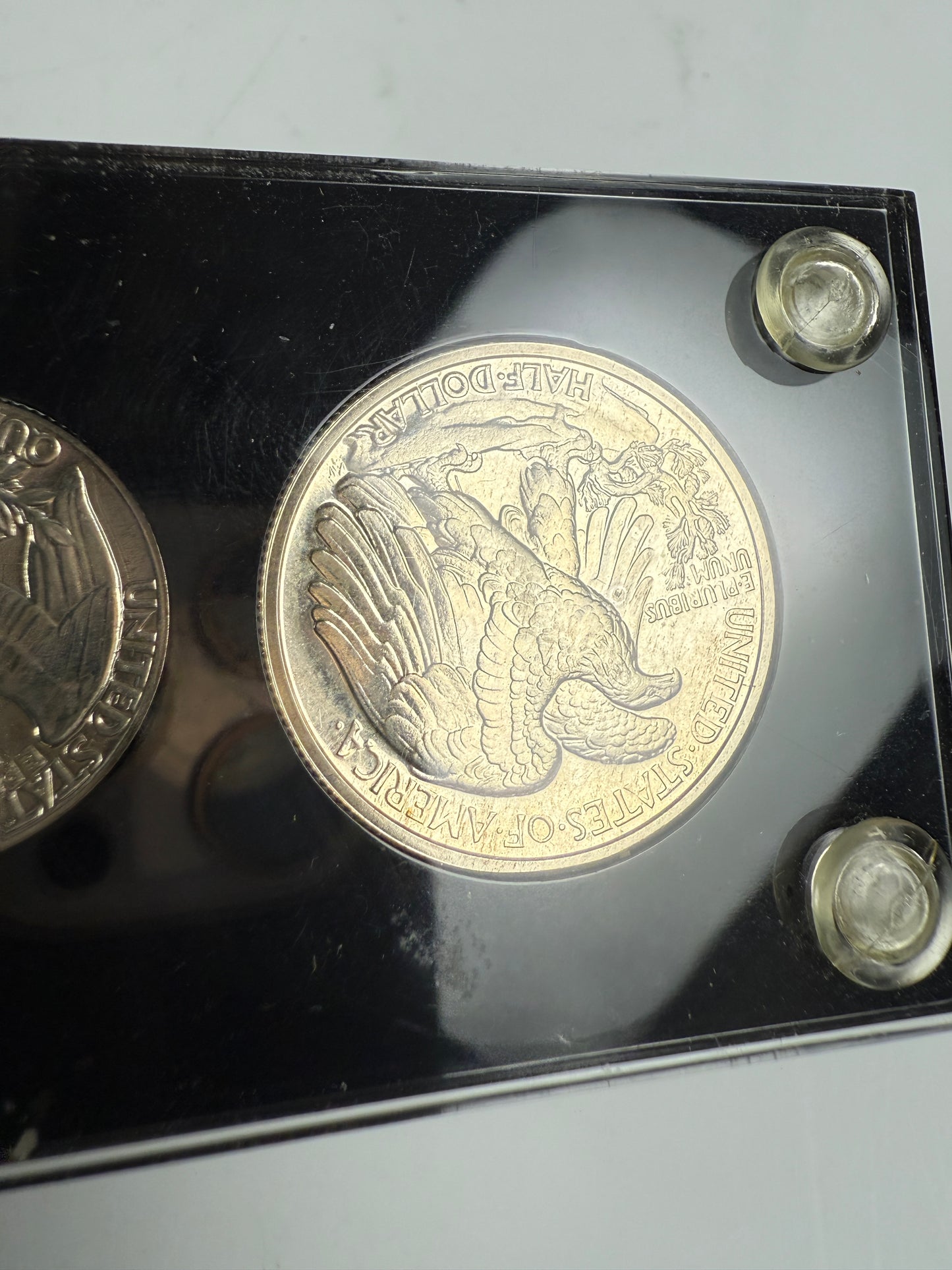 1939 US Mint Silver PROOF Set Gem Coins Black Capital Holder Display Box