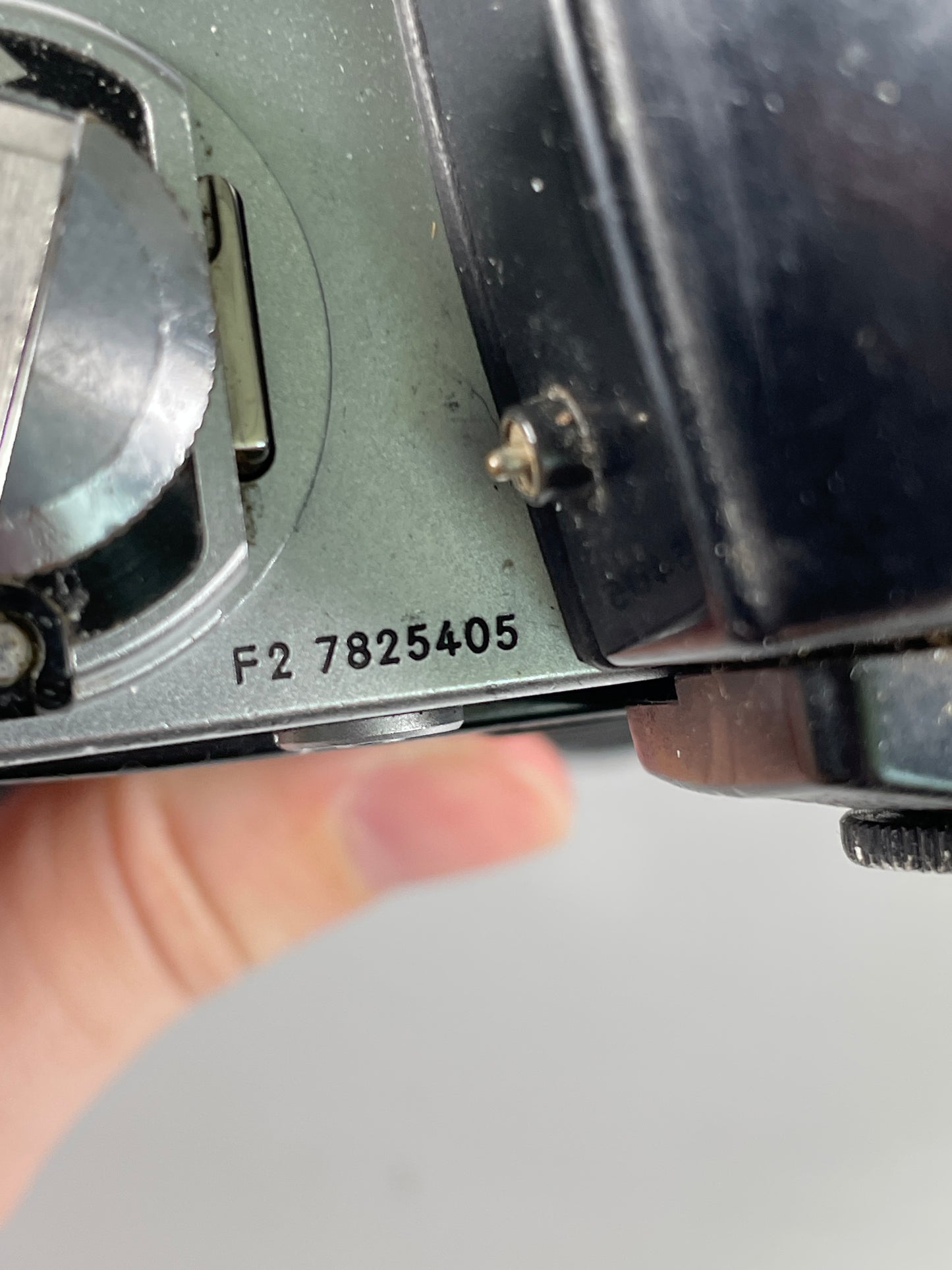 Nikon F2 Photomic SLR Film Camera silver with MD-2 and MB-1 motor