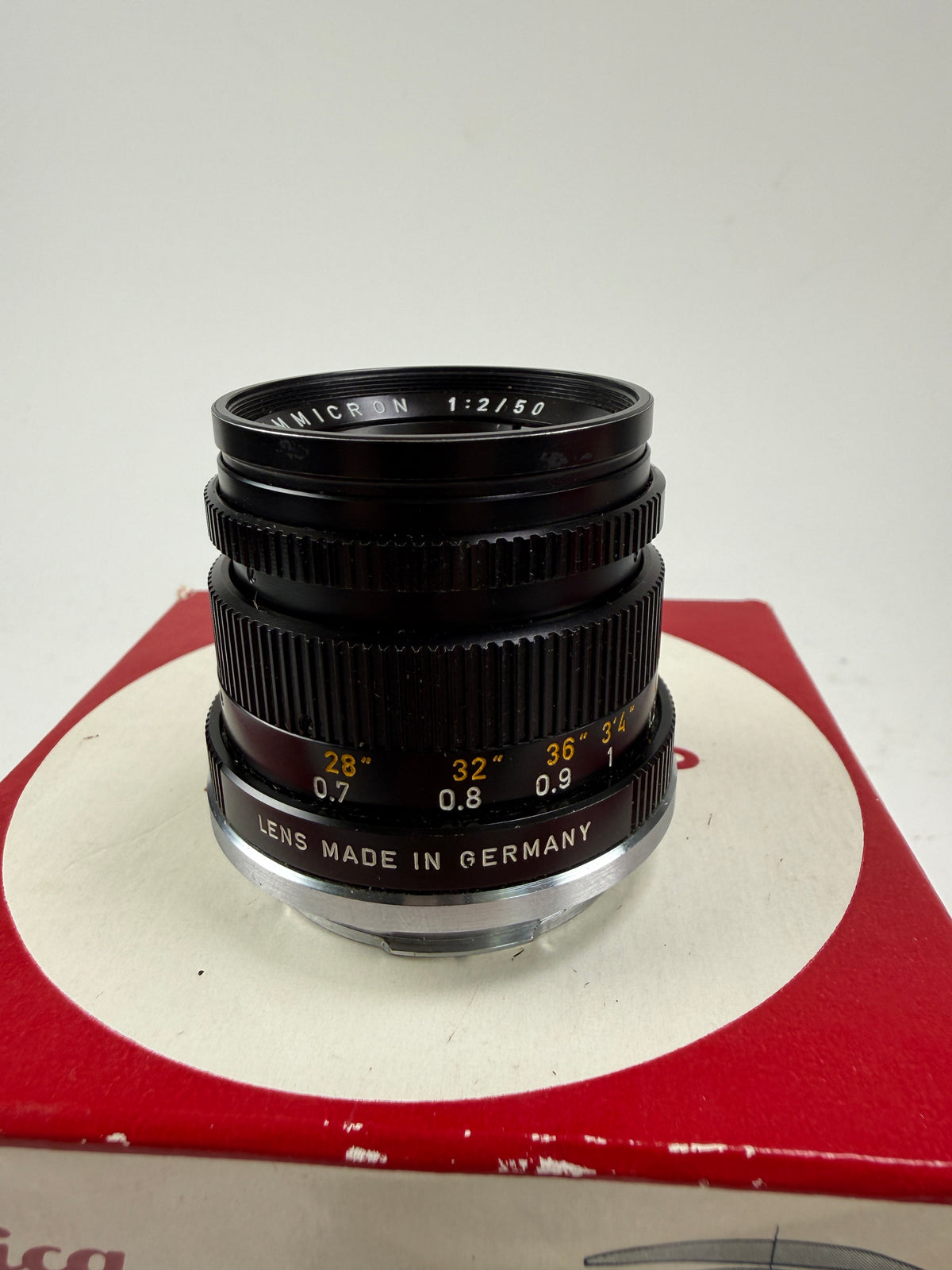 Leica M mount 50mm F2 Summicron V3 version 3 lens