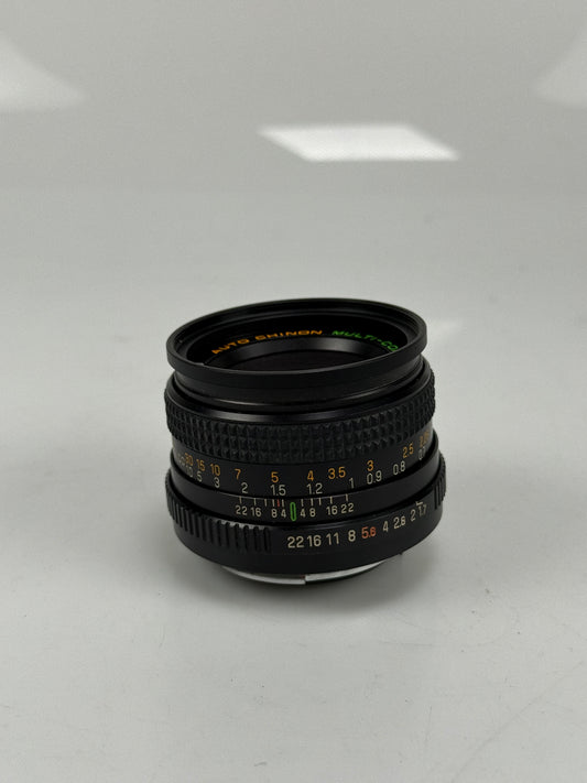 Chinon Auto multi coated 50mm f1.7 K mount lens