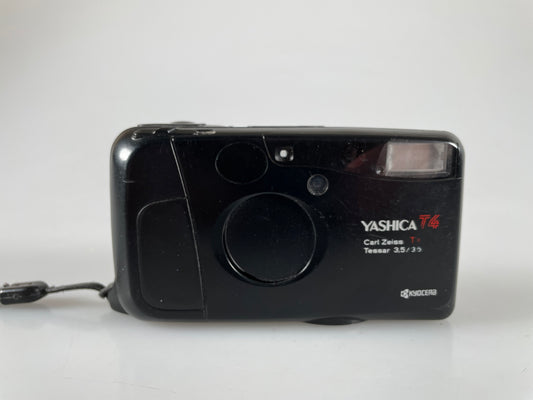 Yashica T4 T* Carl Zeiss 35mm F3.5 Lens Camera black
