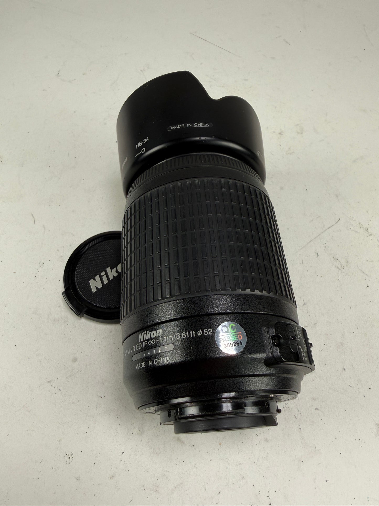 Nikon Nikkor AF-S 55-200mm f4-5.6 G ED DX VR IF Lens AFS