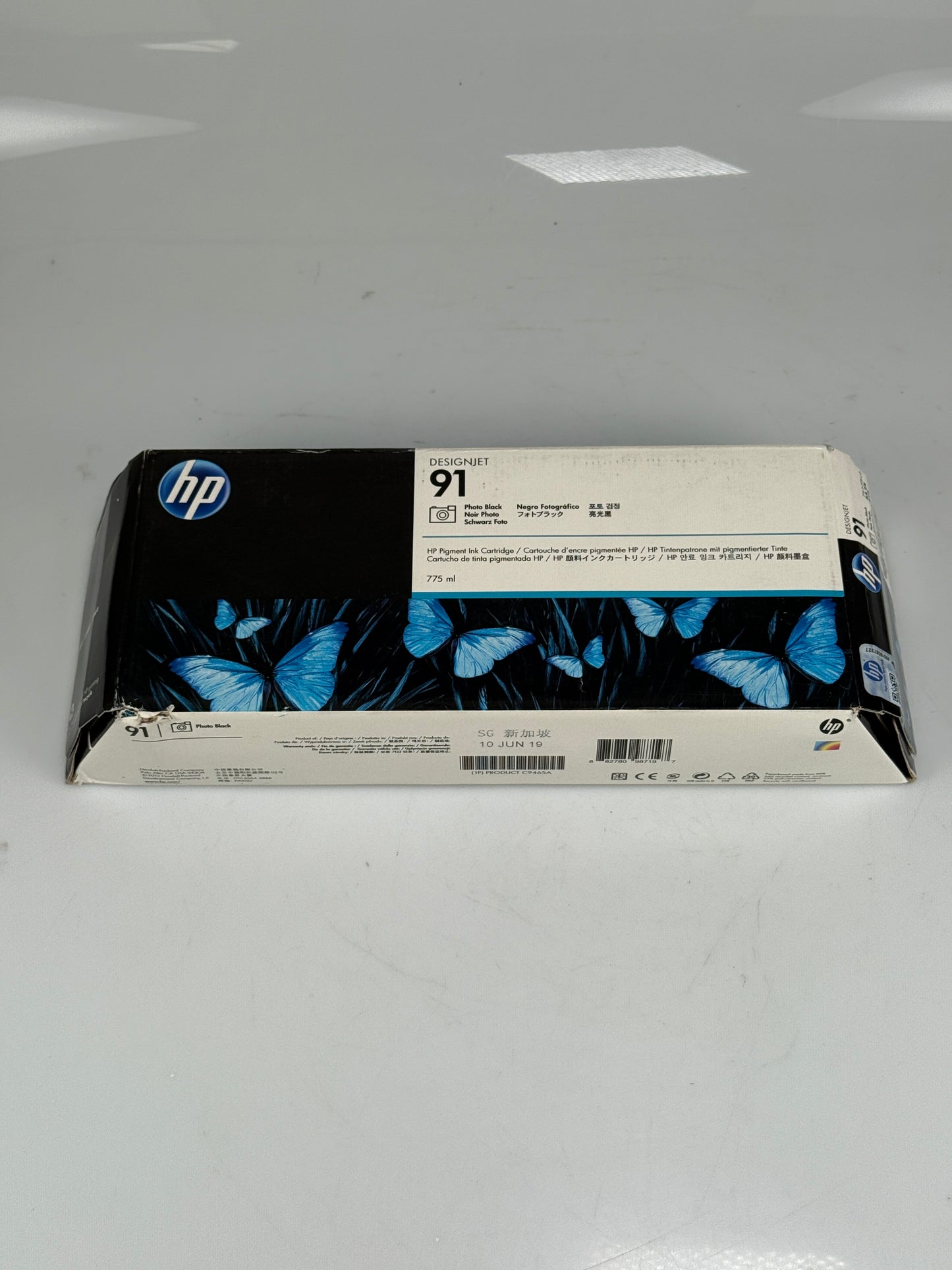 HP 91 C9465A Photo Black Ink Cartridge 775ml (Sealed, Exp 06/2019)
