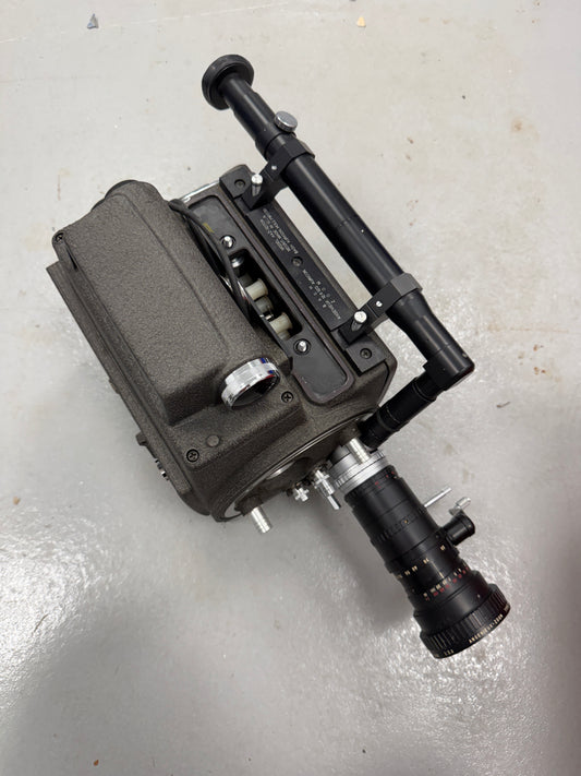 BACH Auricon CM-74G Cine Voice Cinema Sound Camera w/ angenieux 12-120mm f2.2 lens