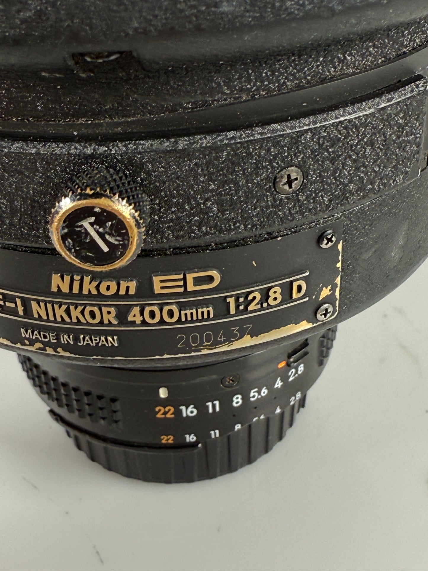 Nikon AF-I Nikkor 400mm f2.8 D ED lens