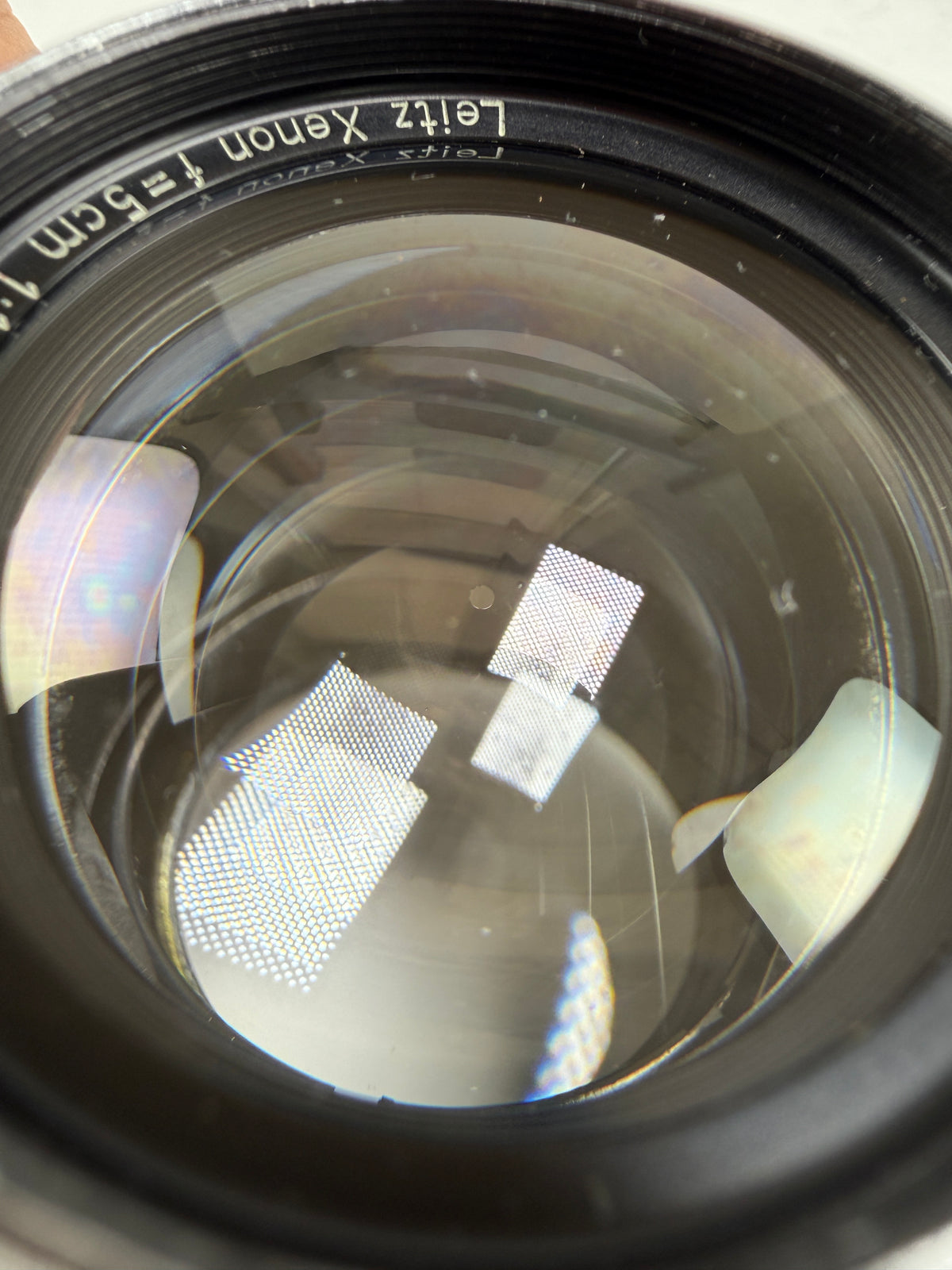 Leica leitz Xenon 5cm 50mm F1.5 1.5 LENS screw ltm m39 3 rings