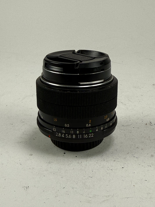 Topcon RE Auto-Topcor 28mm f2.8 Black Lens