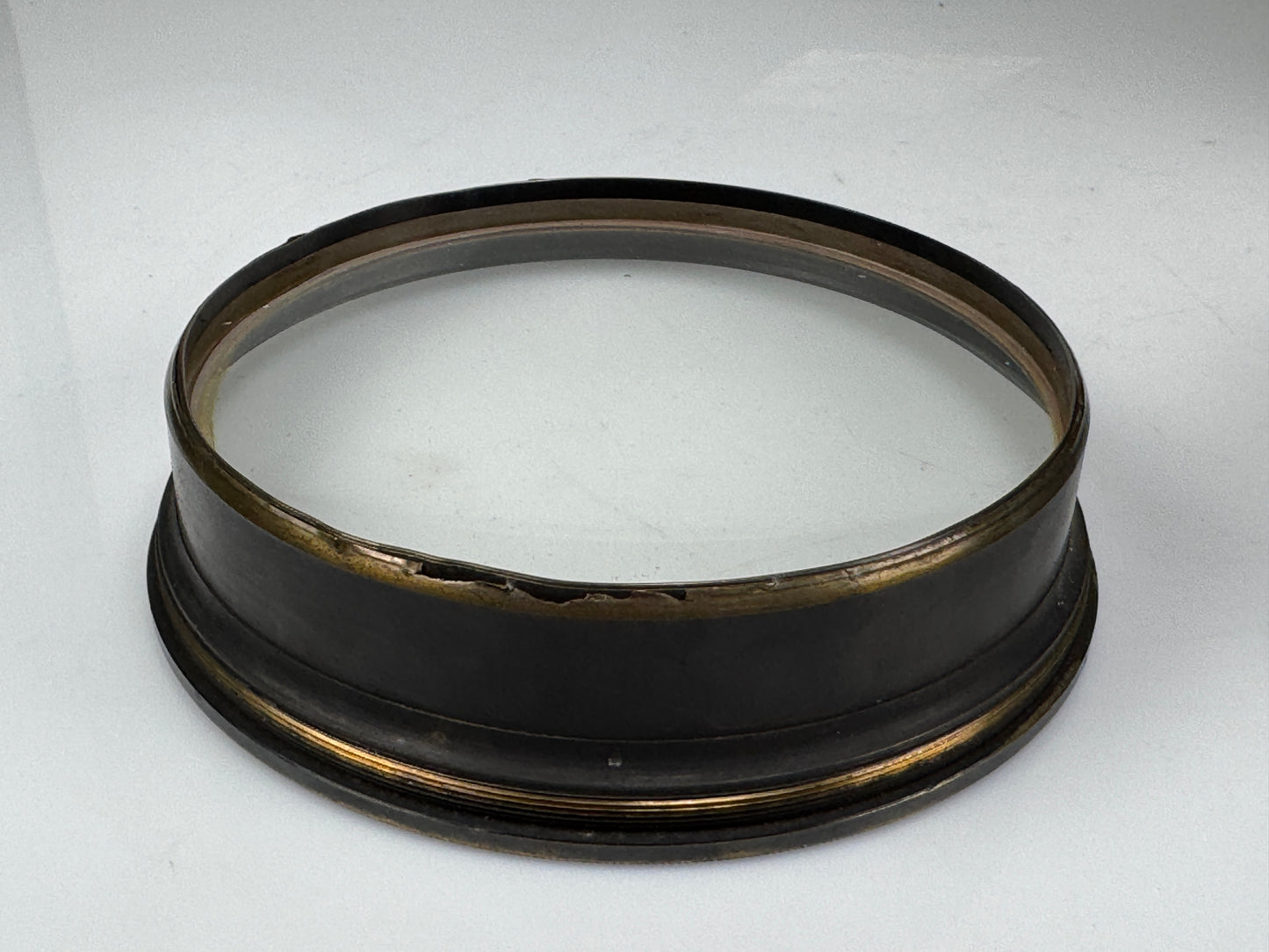 Holmes Booth Haydens early brass camera lens Large SN 6213 petzval