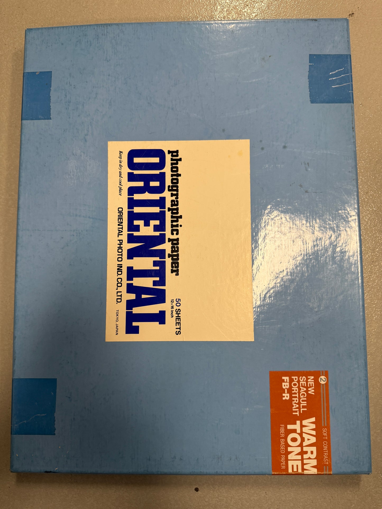 Oriental Seagull Photo Paper 50 Sheets 12x16 inch Warm Tone Portrait FB-R fiber