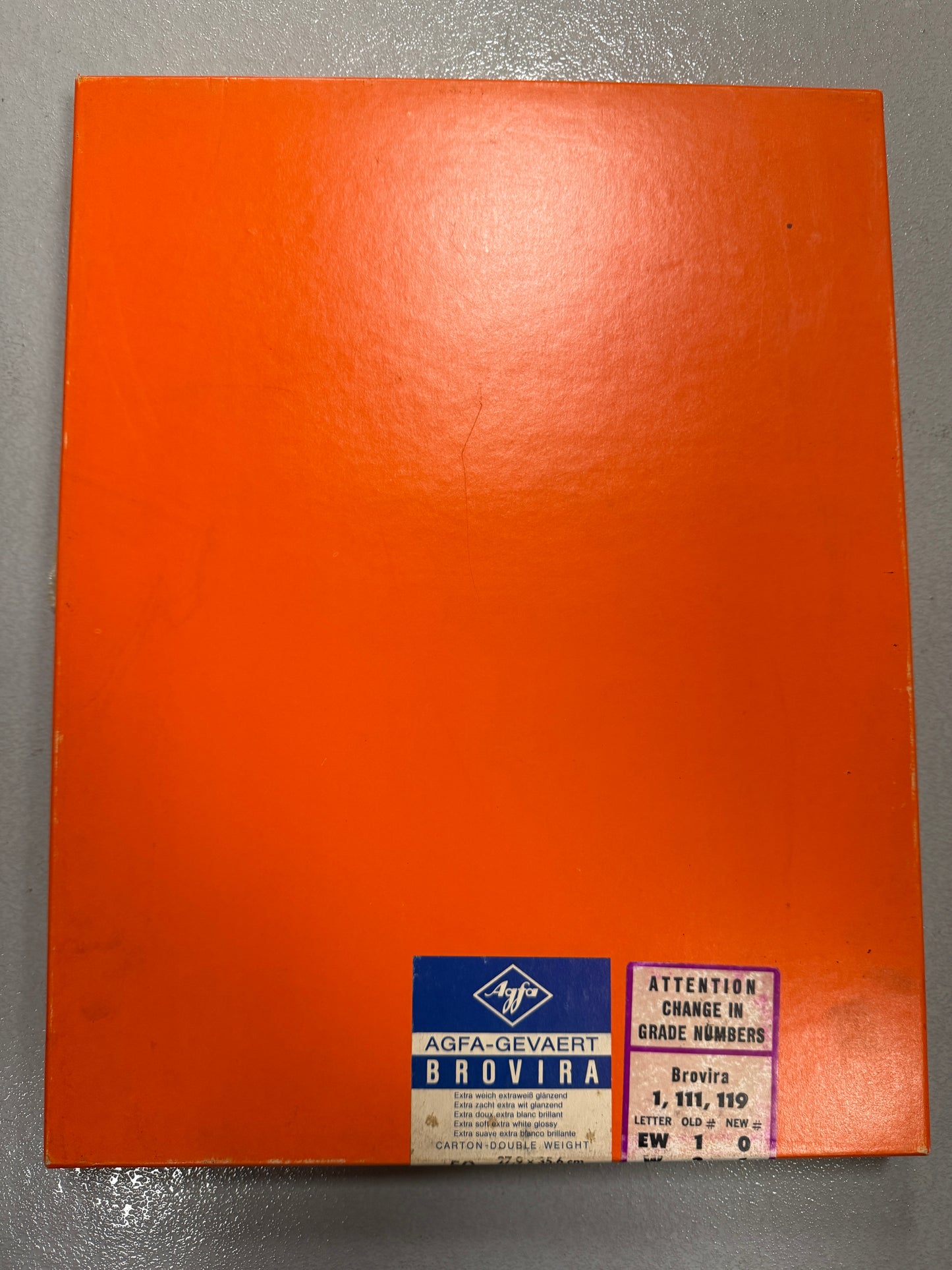 Agfa Brovira Photo Paper 50 Sheets 11x14 inch BEW 111 0