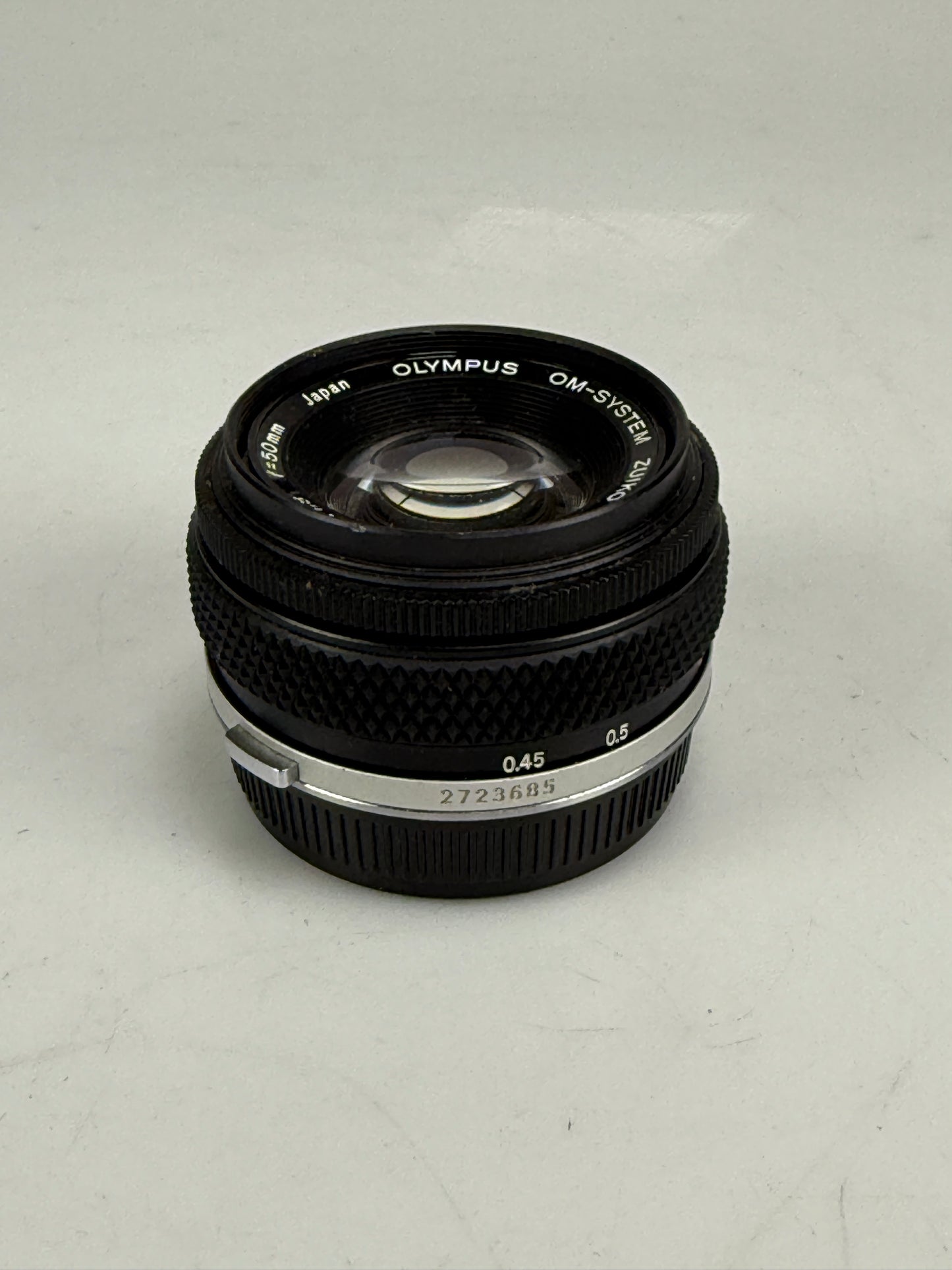 Olympus OM 50mm f1.8 Zuiko Auto-S Lens