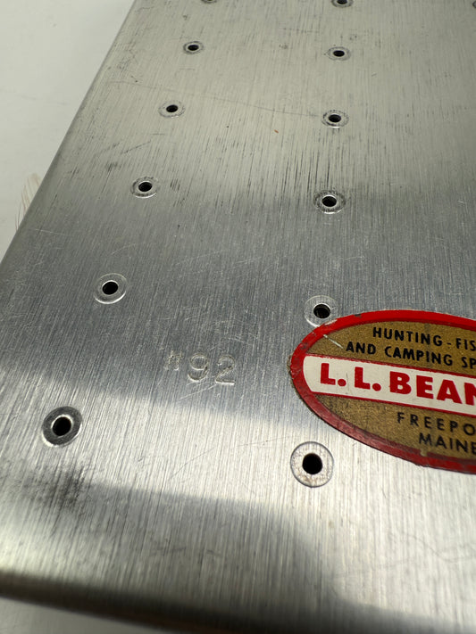 Perrine metal # 92 Fly Box. W/ streamers bucktails Flies LL Bean Sticker