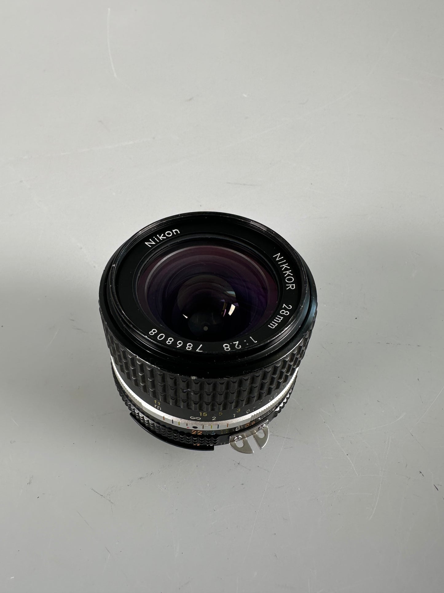 Nikon Ai-s Nikkor 28mm f2.8 Wide Angle MF Lens