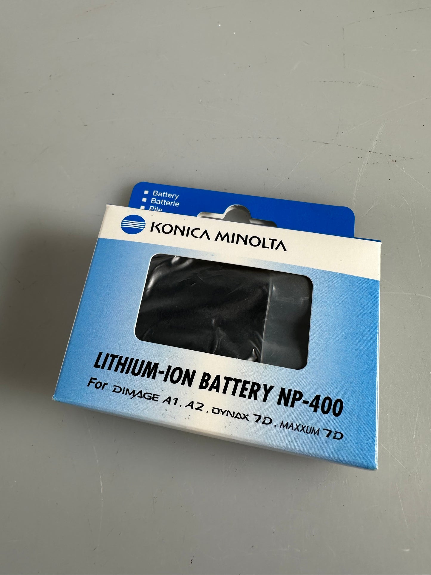 Original Minolta NP-400 Lithium Ion Battery For Minolta 5D 7D, Maxxum Series NOS