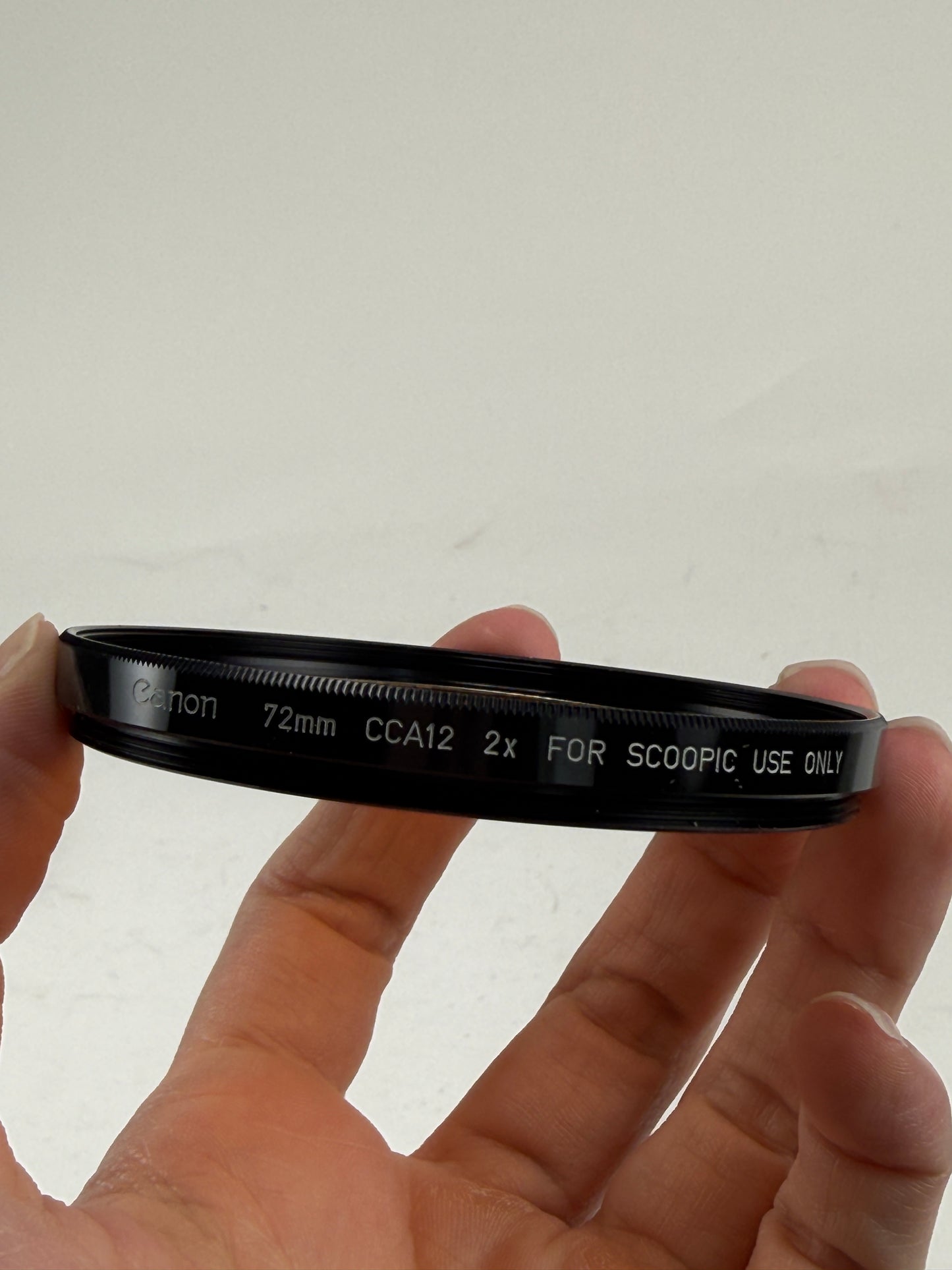 Canon Scoopic 72mm CCA12 Lens Filter Orange