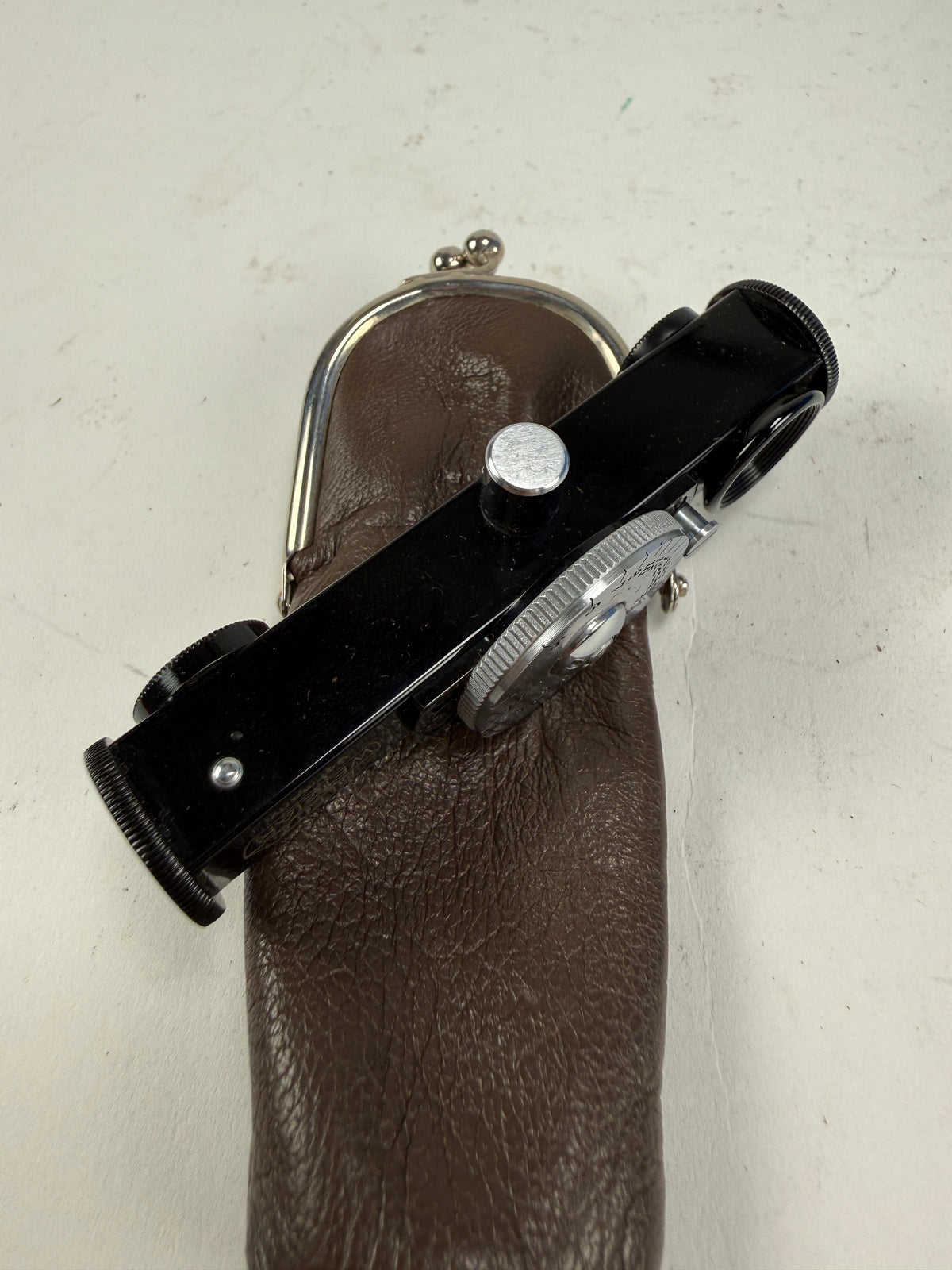 Leica Black paint & Chrome FOKOS Rangefinder with case