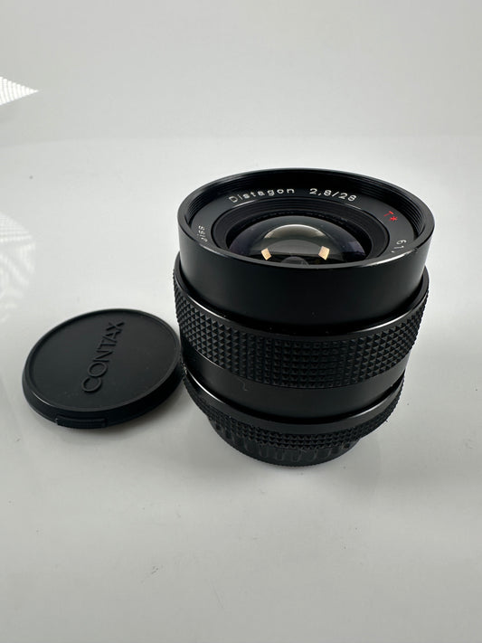 Contax Carl Zeiss Distagon T* 28mm f2.8 AEJ MF Lens