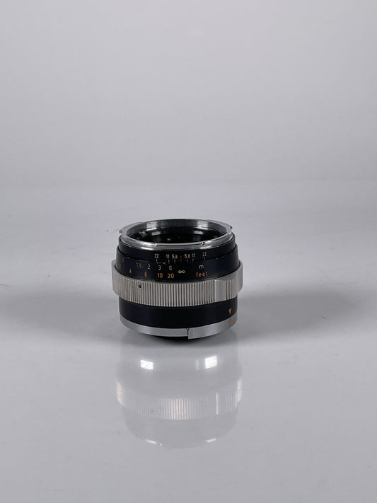 Carl Zeiss Planar 50mm f2 Contarex Mount black
