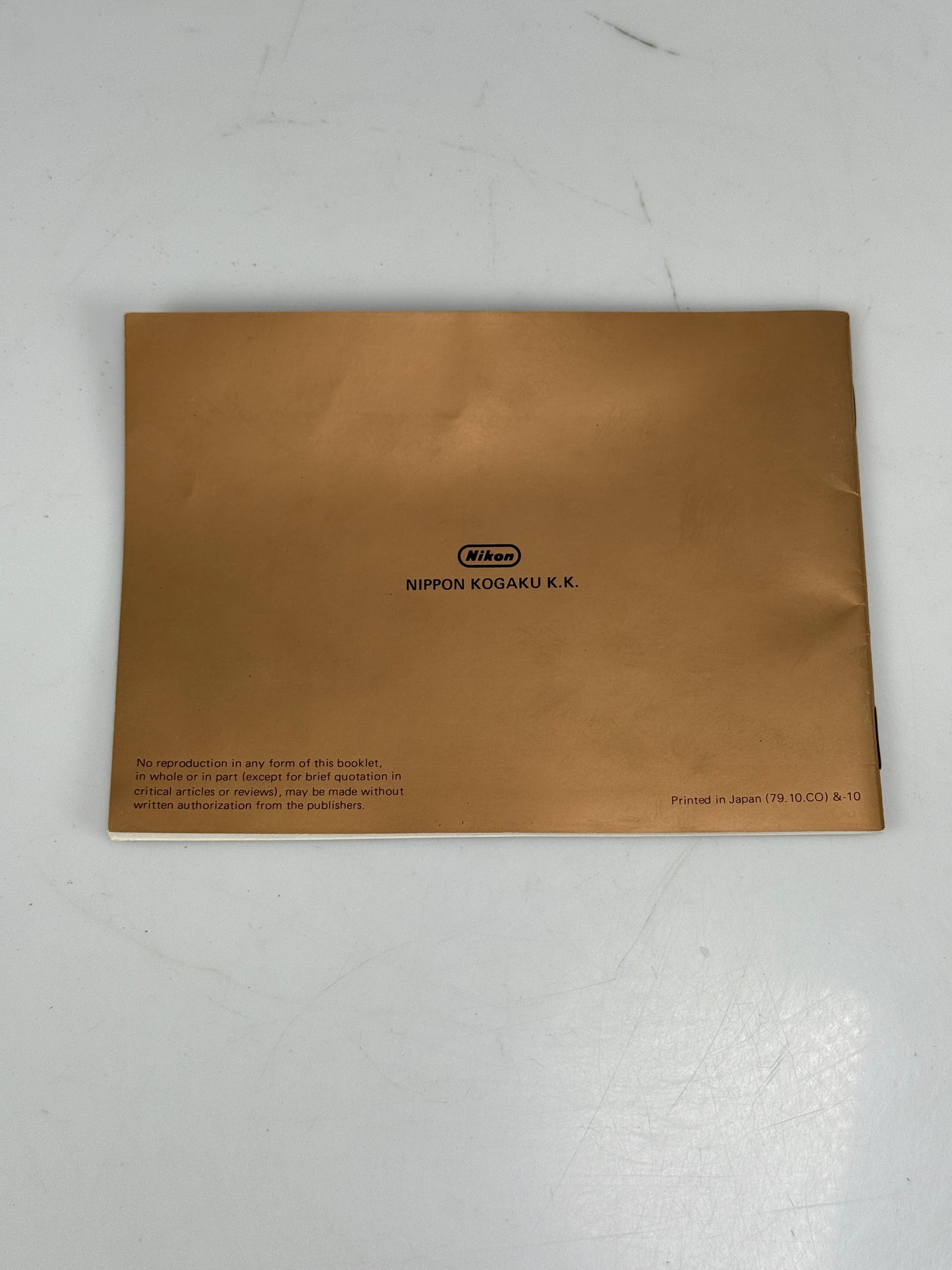 Nikon FE Camera Instruction Manual